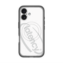 スリムプロテクションプレミアムケース with MagSafe［ LATENCY - Circle logo - White ］