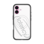 スリムプロテクションプレミアムケース with MagSafe［ LATENCY - Circle logo - White ］