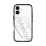 スリムプロテクションプレミアムケース with MagSafe［ LATENCY - Circle logo - White ］