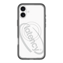スリムプロテクションプレミアムケース with MagSafe［ LATENCY - Circle logo - White ］