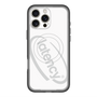 スリムプロテクションプレミアムケース with MagSafe［ LATENCY - Circle logo - White ］