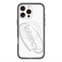 スリムプロテクションプレミアムケース with MagSafe［ LATENCY - Circle logo - White ］