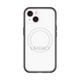 スリムプロテクションプレミアムケース with MagSafe［ LATENCY - Logotype - White ］