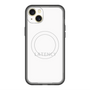 スリムプロテクションプレミアムケース with MagSafe［ LATENCY - Logotype - White ］