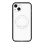 スリムプロテクションプレミアムケース with MagSafe［ LATENCY - Logotype - White ］