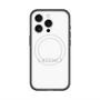 スリムプロテクションプレミアムケース with MagSafe［ LATENCY - Logotype - White ］