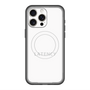 スリムプロテクションプレミアムケース with MagSafe［ LATENCY - Logotype - White ］