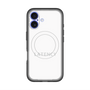 スリムプロテクションプレミアムケース with MagSafe［ LATENCY - Logotype - White ］
