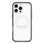 スリムプロテクションプレミアムケース with MagSafe［ LATENCY - Logotype - White ］