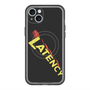 スリムプロテクションプレミアムケース with MagSafe［ LATENCY - Rock logo - Black ］