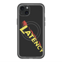 スリムプロテクションプレミアムケース with MagSafe［ LATENCY - Rock logo - Black ］