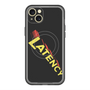 スリムプロテクションプレミアムケース with MagSafe［ LATENCY - Rock logo - Black ］