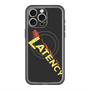 スリムプロテクションプレミアムケース with MagSafe［ LATENCY - Rock logo - Black ］