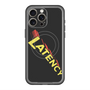スリムプロテクションプレミアムケース with MagSafe［ LATENCY - Rock logo - Black ］