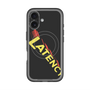 スリムプロテクションプレミアムケース with MagSafe［ LATENCY - Rock logo - Black ］