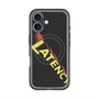 スリムプロテクションプレミアムケース with MagSafe［ LATENCY - Rock logo - Black ］