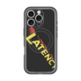スリムプロテクションプレミアムケース with MagSafe［ LATENCY - Rock logo - Black ］