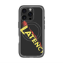 スリムプロテクションプレミアムケース with MagSafe［ LATENCY - Rock logo - Black ］