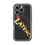 スリムプロテクションプレミアムケース with MagSafe［ LATENCY - Rock logo - Black ］