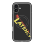 スリムプロテクションプレミアムケース with MagSafe［ LATENCY - Rock logo - Black ］