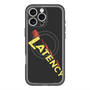 スリムプロテクションプレミアムケース with MagSafe［ LATENCY - Rock logo - Black ］