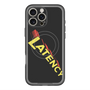 スリムプロテクションプレミアムケース with MagSafe［ LATENCY - Rock logo - Black ］
