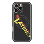 スリムプロテクションプレミアムケース with MagSafe［ LATENCY - Rock logo - Black ］