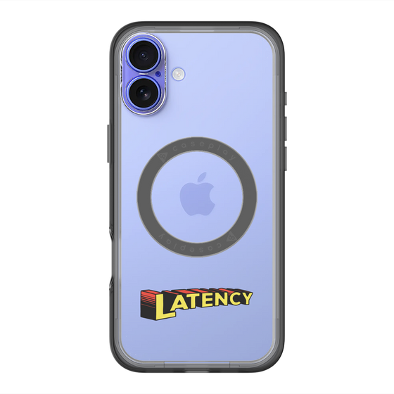スリムプロテクションプレミアムケース with MagSafe［ LATENCY - Rock logo ］