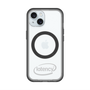 スリムプロテクションプレミアムケース with MagSafe［ LATENCY - Circle logo - Gray ］