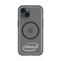 スリムプロテクションプレミアムケース with MagSafe［ LATENCY - Circle logo - Gray ］