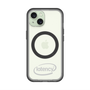 スリムプロテクションプレミアムケース with MagSafe［ LATENCY - Circle logo - Gray ］