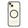 スリムプロテクションプレミアムケース with MagSafe［ LATENCY - Circle logo - Gray ］