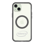 スリムプロテクションプレミアムケース with MagSafe［ LATENCY - Circle logo - Gray ］