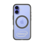 スリムプロテクションプレミアムケース with MagSafe［ LATENCY - Circle logo - Gray ］