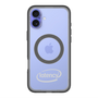 スリムプロテクションプレミアムケース with MagSafe［ LATENCY - Circle logo - Gray ］