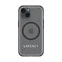 スリムプロテクションプレミアムケース with MagSafe［ LATENCY - Logotype - Gray ］