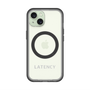 スリムプロテクションプレミアムケース with MagSafe［ LATENCY - Logotype - Gray ］