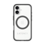 スリムプロテクションプレミアムケース with MagSafe［ LATENCY - Logotype - Gray ］