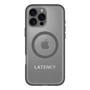 スリムプロテクションプレミアムケース with MagSafe［ LATENCY - Logotype - Gray ］