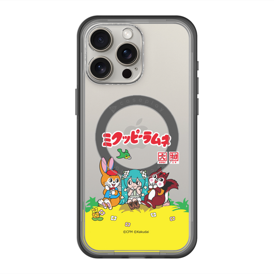 スリムプロテクションプレミアムケース with MagSafe［ 初音ミク×クッピーラムネ - パッケージ - クリア ］