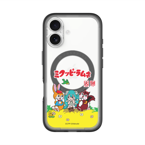 スリムプロテクションプレミアムケース with MagSafe［ 初音ミク×クッピーラムネ - パッケージ - クリア ］