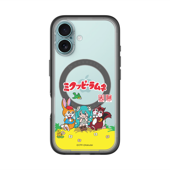 スリムプロテクションプレミアムケース with MagSafe［ 初音ミク×クッピーラムネ - パッケージ - クリア ］