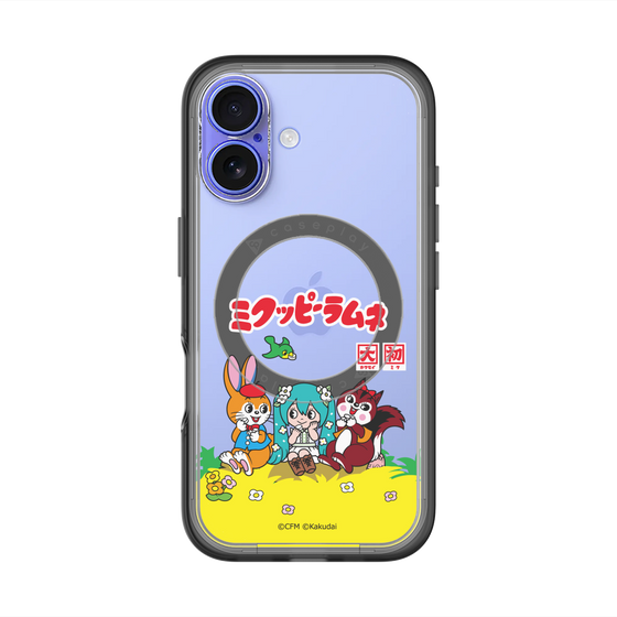 スリムプロテクションプレミアムケース with MagSafe［ 初音ミク×クッピーラムネ - パッケージ - クリア ］