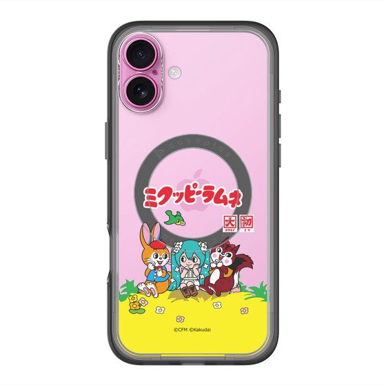 スリムプロテクションプレミアムケース with MagSafe［ 初音ミク×クッピーラムネ - パッケージ - クリア ］