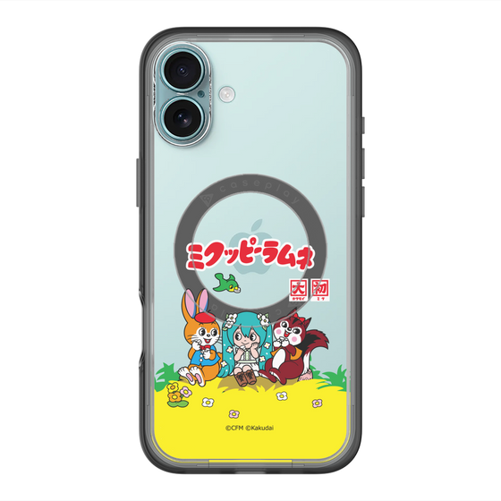 スリムプロテクションプレミアムケース with MagSafe［ 初音ミク×クッピーラムネ - パッケージ - クリア ］