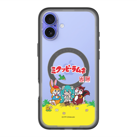スリムプロテクションプレミアムケース with MagSafe［ 初音ミク×クッピーラムネ - パッケージ - クリア ］