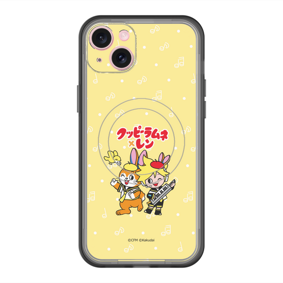 スリムプロテクションプレミアムケース with MagSafe［ 初音ミク×クッピーラムネ - 鏡音レン×クッピー - デフォルメイラスト ］