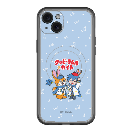 スリムプロテクションプレミアムケース with MagSafe［ 初音ミク×クッピーラムネ - KAITO×クッピー - デフォルメイラスト ］