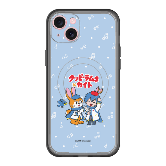 スリムプロテクションプレミアムケース with MagSafe［ 初音ミク×クッピーラムネ - KAITO×クッピー - デフォルメイラスト ］