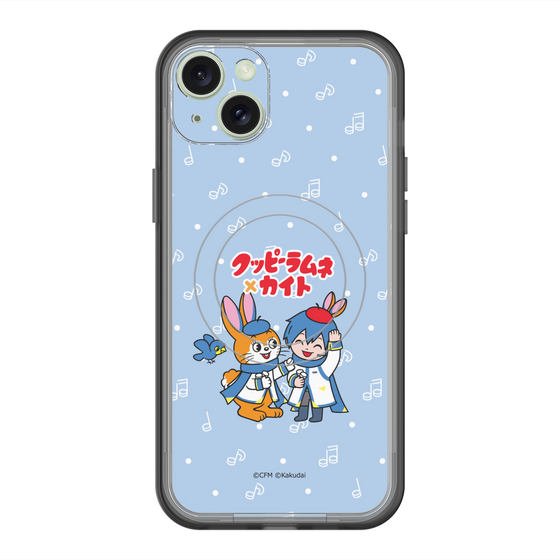 スリムプロテクションプレミアムケース with MagSafe［ 初音ミク×クッピーラムネ - KAITO×クッピー - デフォルメイラスト ］